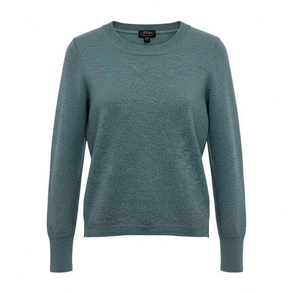 J. Crew Sweaters - J. Crew Women's Blue Crew Neck Sweater Cashmere